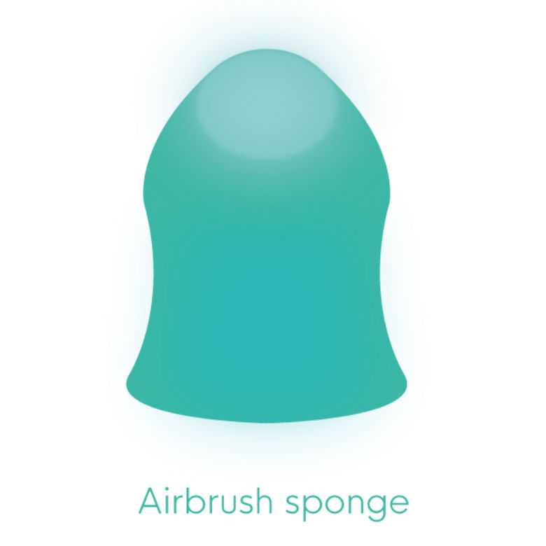 Airbrush open cell sponge