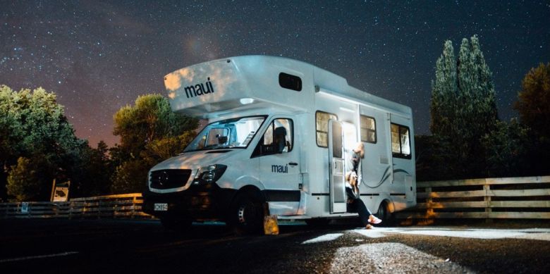 Caravan motorhome interior