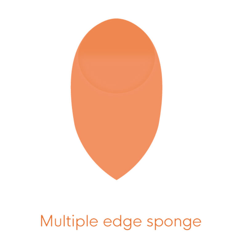 Multiple edge sponge